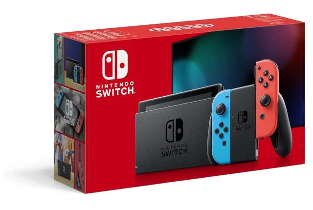 Nintendo Switch - Consola Estándar, Color Azul NeónRojo Neón